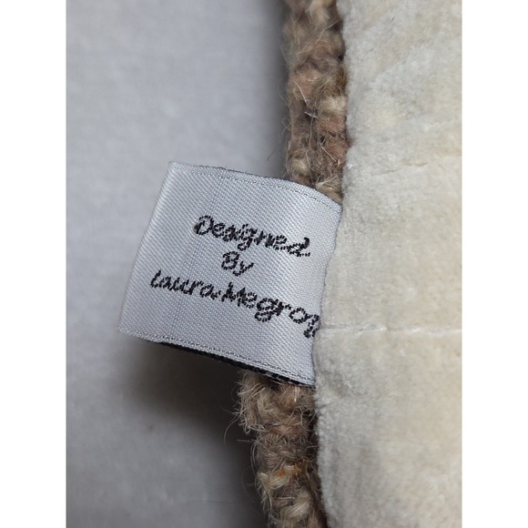 Chandler 4 Corners Begging Yellow Black Lab Wool Throw Pillows Laura Megroz 8x12 - Picture 6 of 13